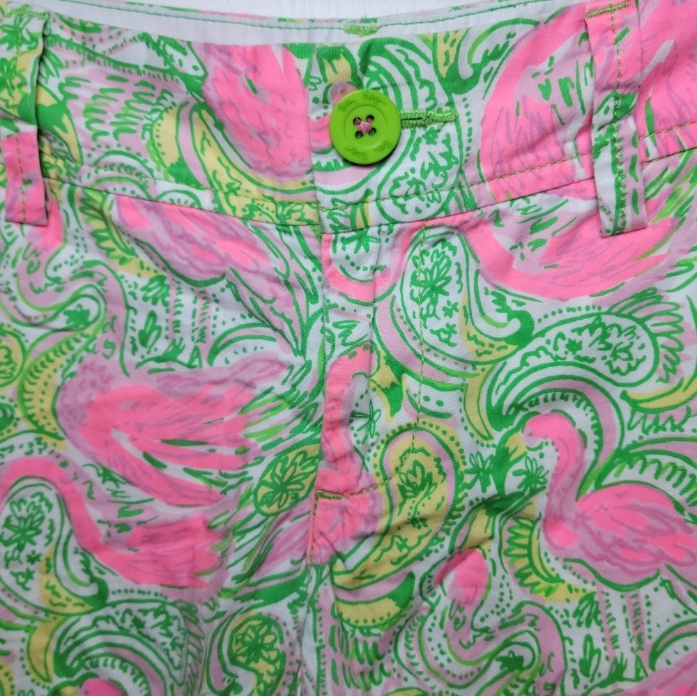 Lilly Pulitzer Flamingo Callahan Shorts | Lilly Pulitzer | Size 0 - Picture 4 of 9